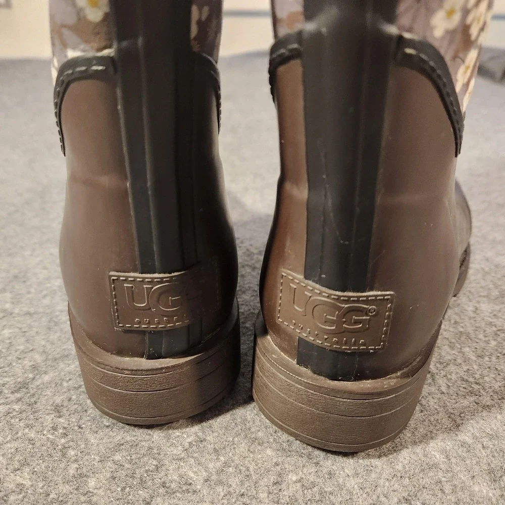 UGG Australia Boots Womens Size 8‎ Tall Rain Rubber Waterproof Reignfall Liberty